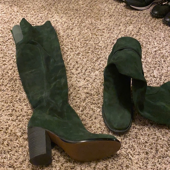 Kelsi Dagger Shoes - Kelsi Dagger Brooklyn Suede OTK boots 7